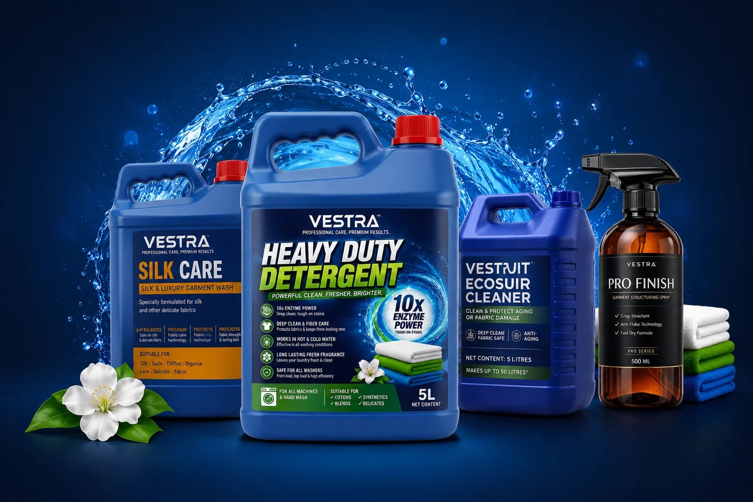 VESTRA professional cleaning products manufactured in Uganda